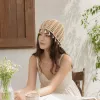 أغطية رأس محبوكة بشريط بيجي مع قطع أزياء منسوخة details Picture